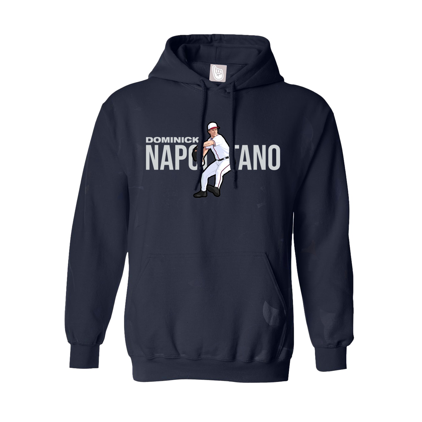 Hoodie — Player Name in Navy
