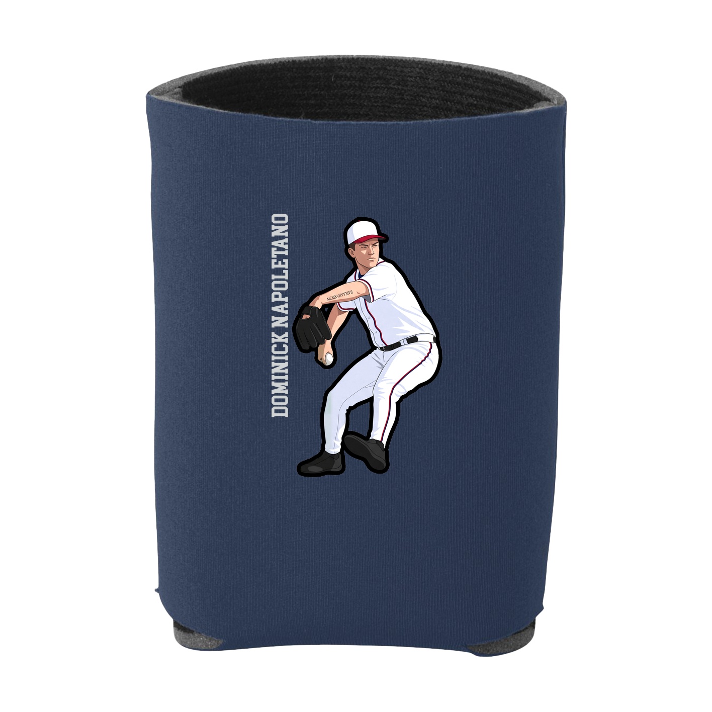 Can Holder — Name Vertical in Navy