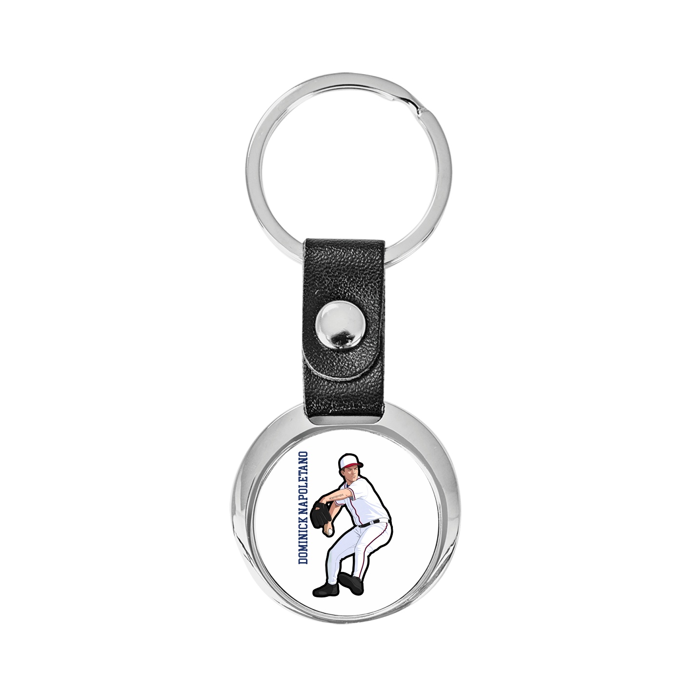 Key Chain — Name Vertical in Classic