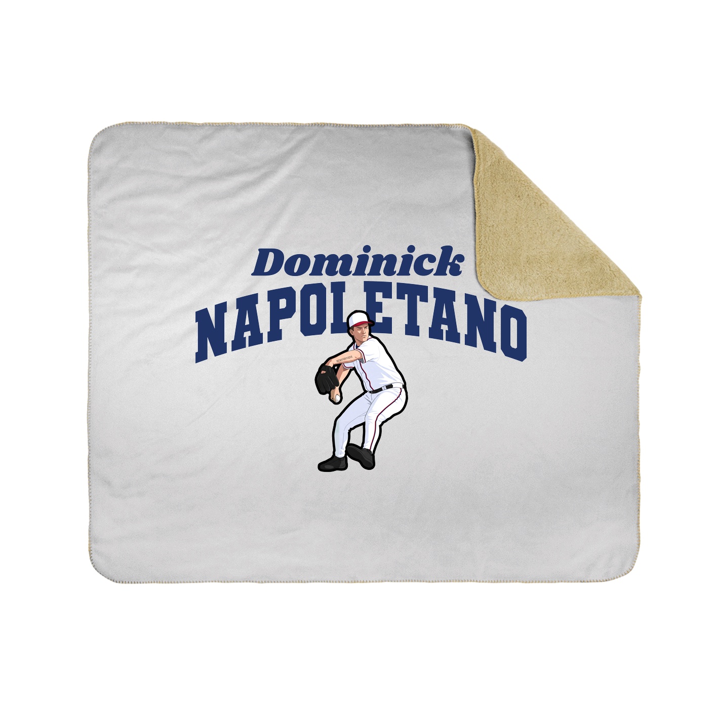 Throw Blanket — Signature Arch in White