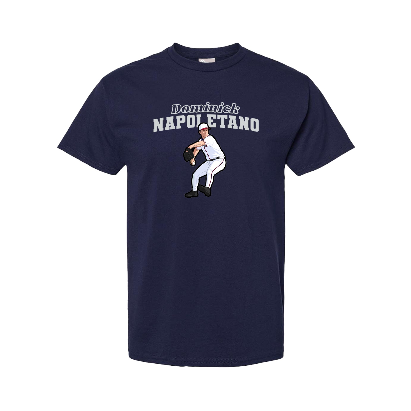 Youth Tee — Name Arch in Navy