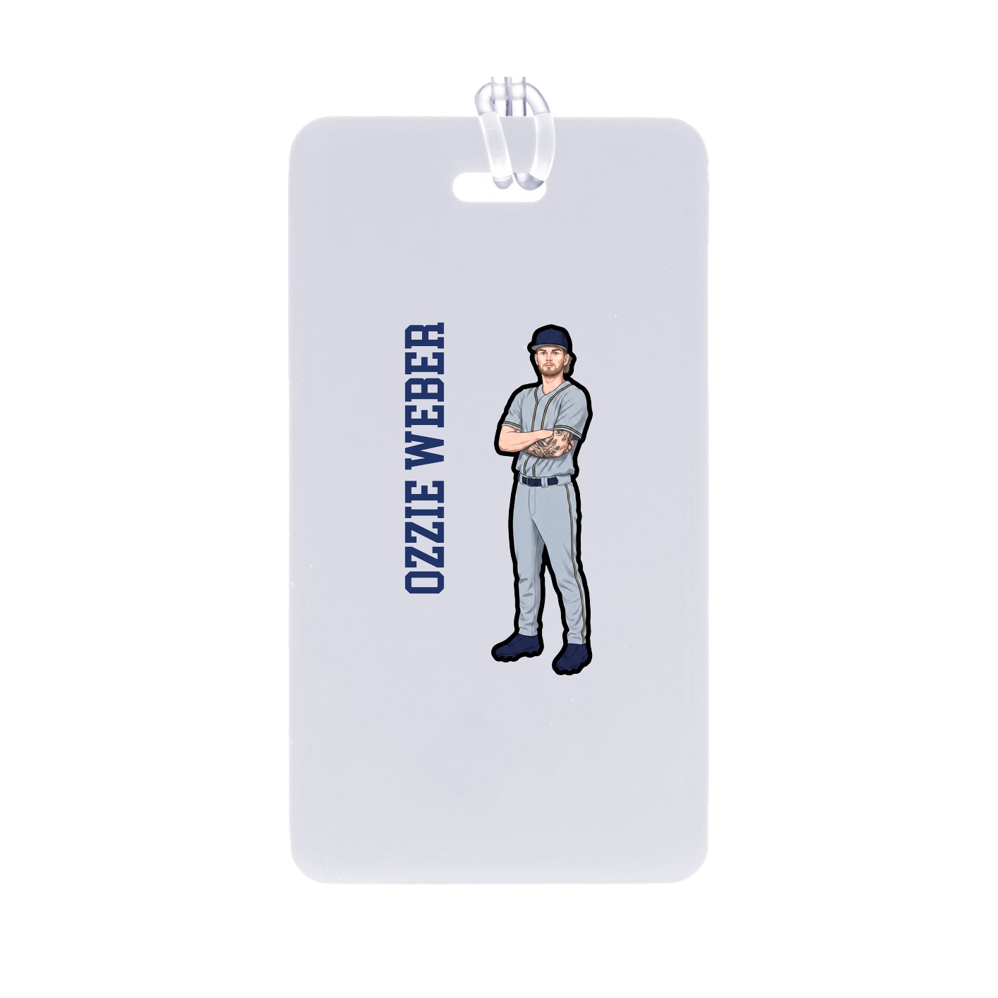 Bag Tag — Name Vertical in Classic