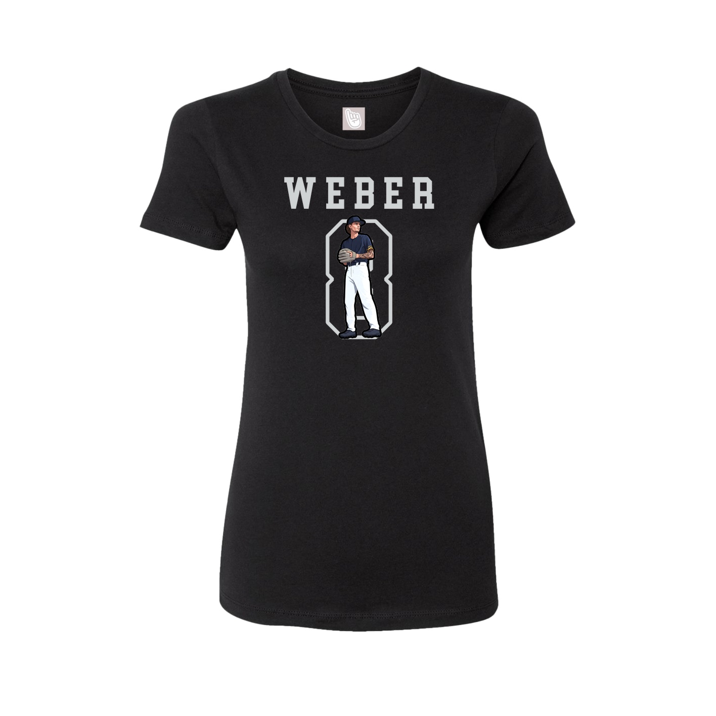 Fitted Women's Tee — Shirsey in Black