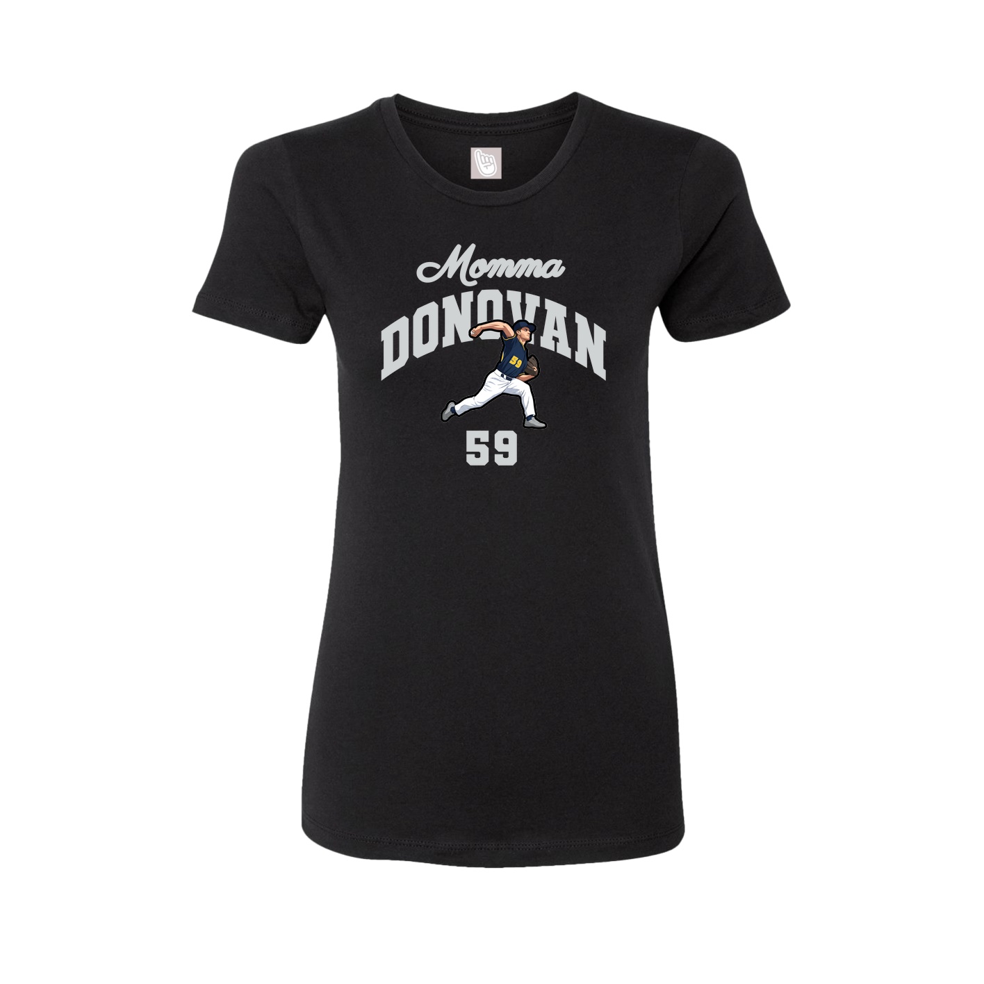 Womens Tee — Mothers Day Arch in Black
