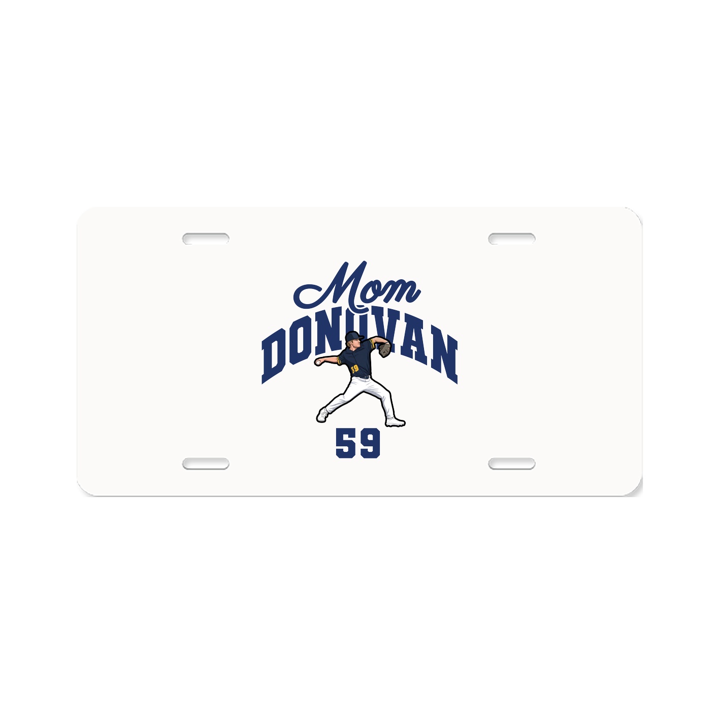 License Plate — Mothers Day Arch in Classic