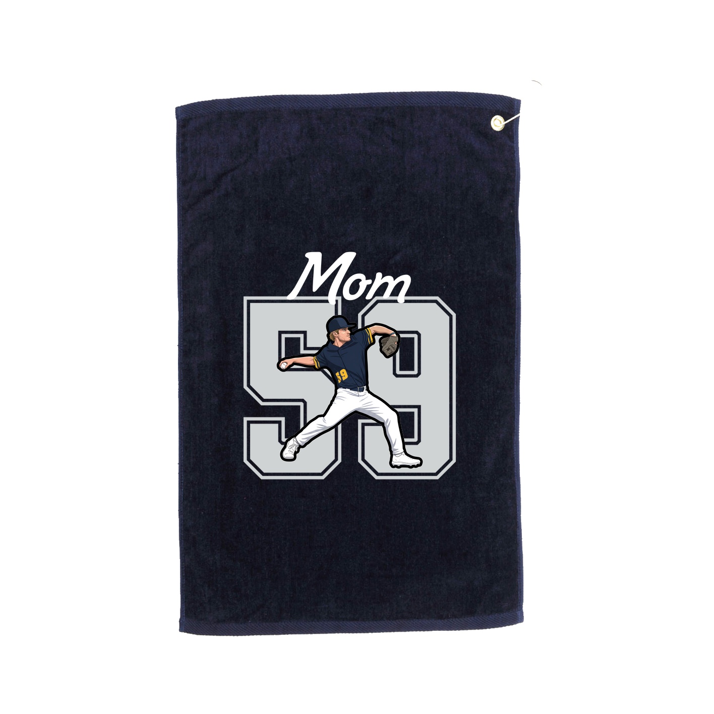 Golf Towel — Mothers Day Shirsey in Navy