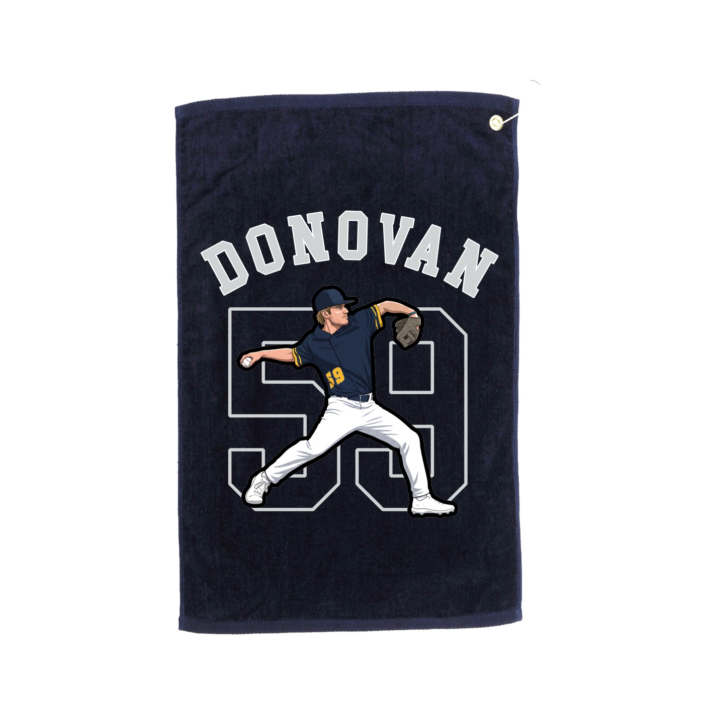 Golf Towel — Shirsey Arch in Navy
