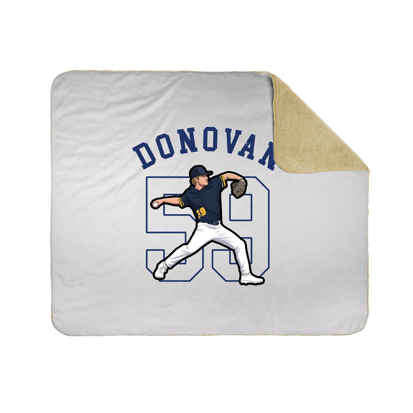 Throw Blanket — Shirsey Arch in White