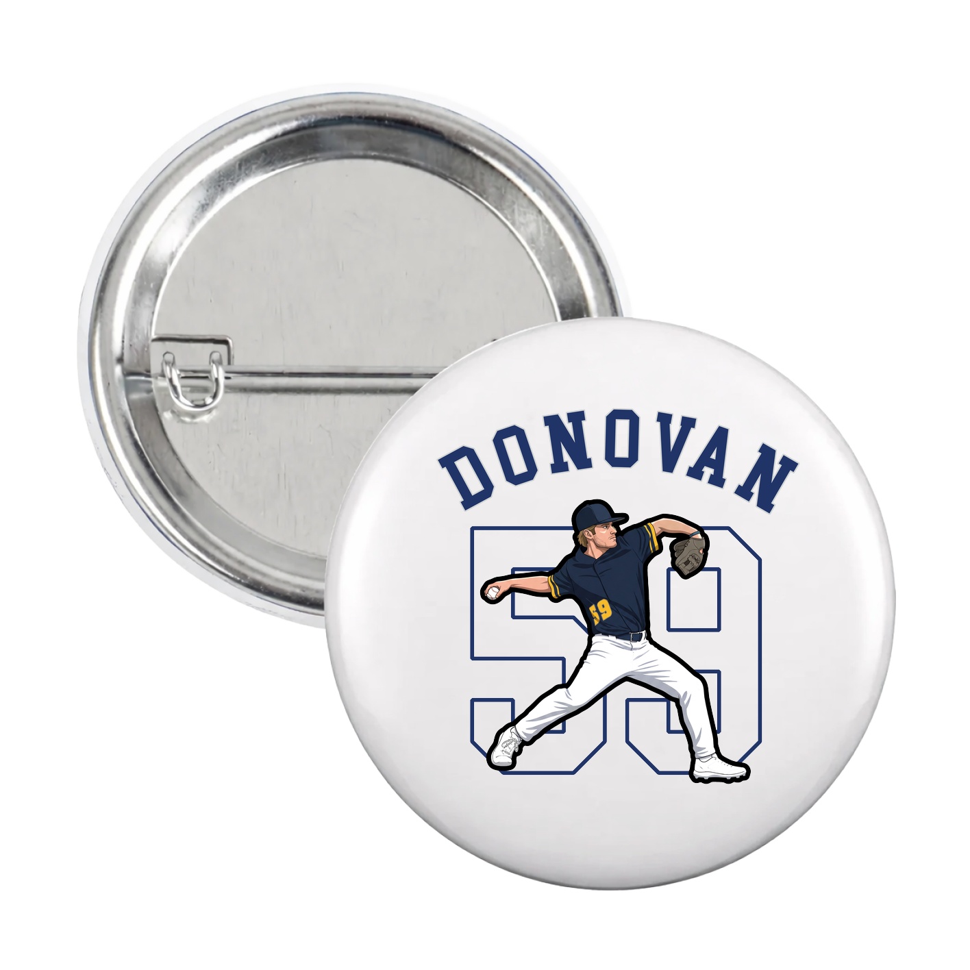 Game Day Button — Shirsey Arch in White