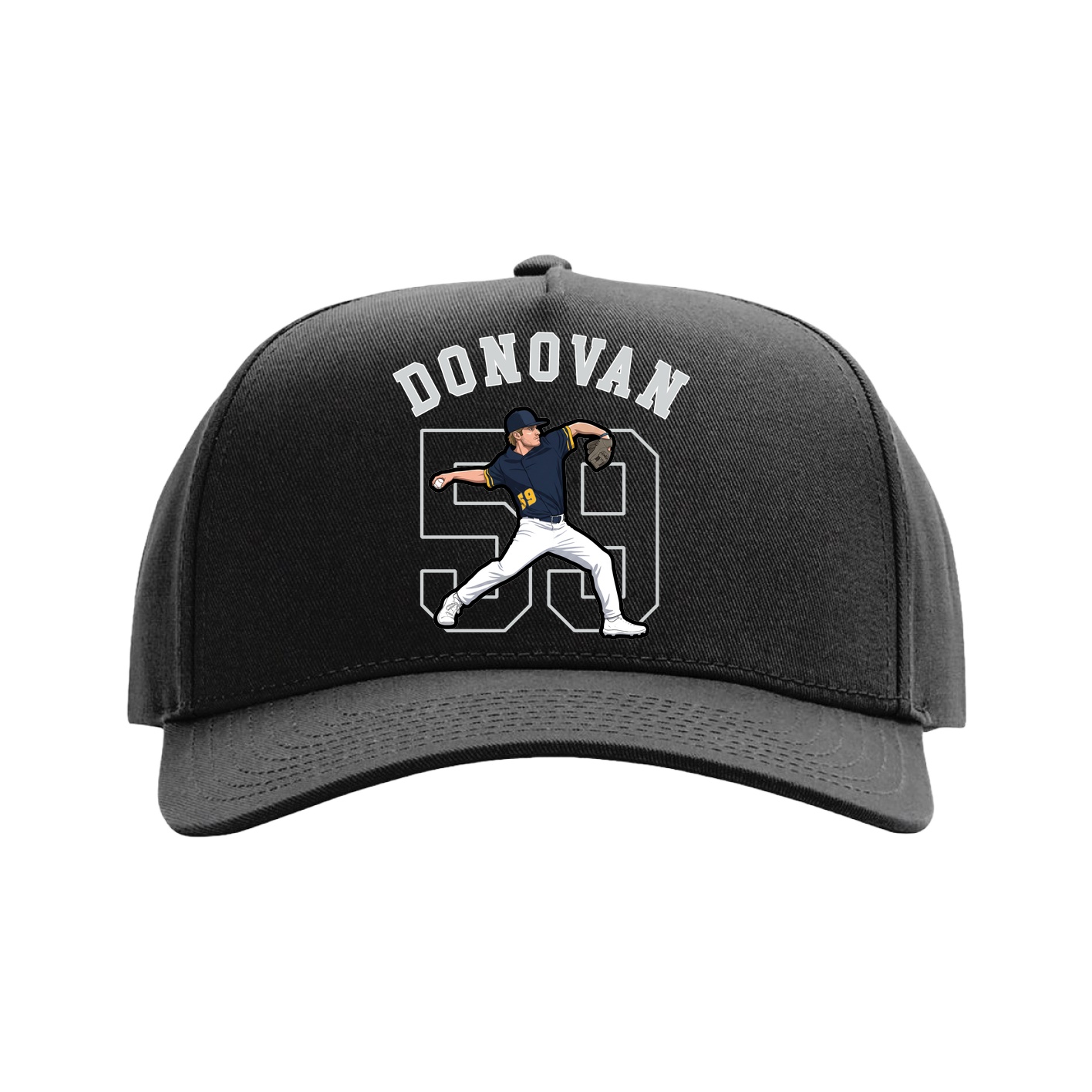 Full Fabric Five-Panel Champ Cap