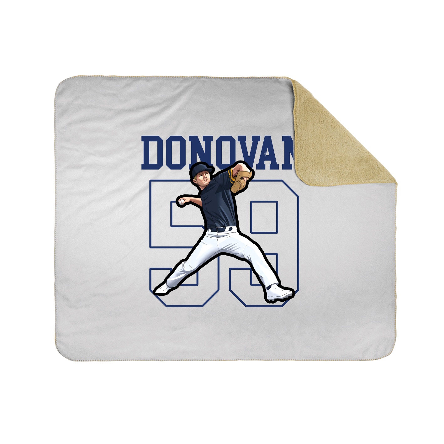 Throw Blanket — Shirsey in White