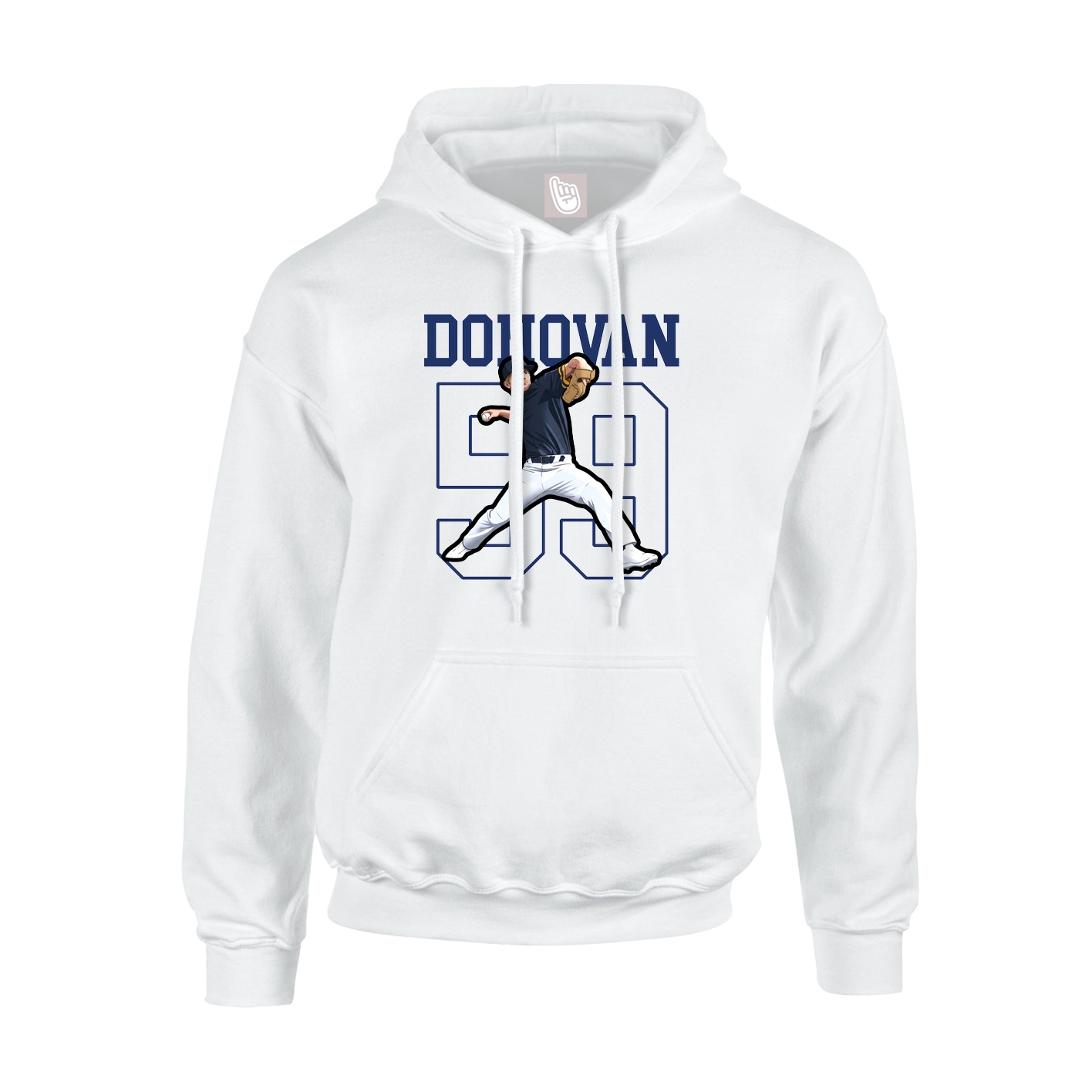 Hoodie — Shirsey in White