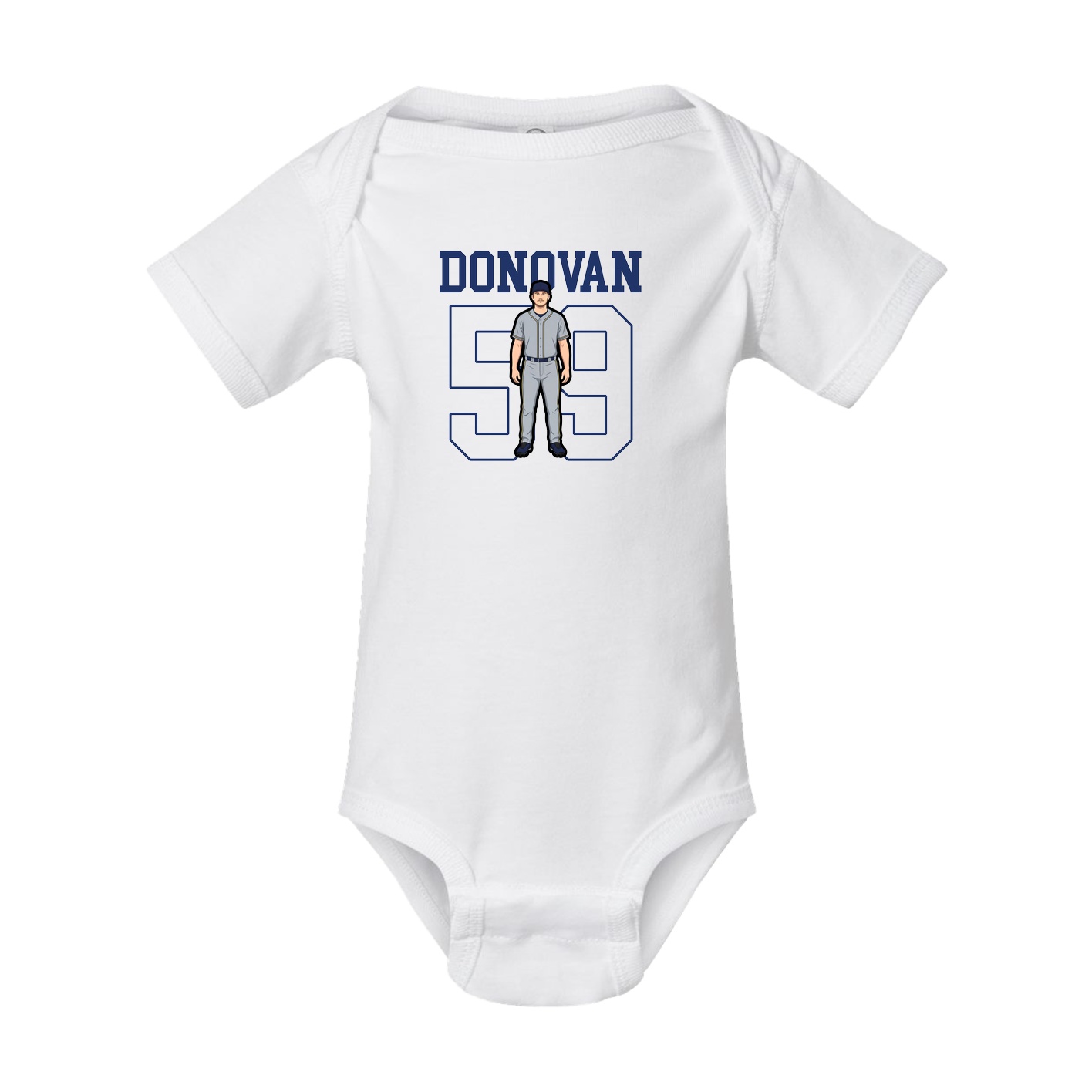 Baby Onesie — Shirsey in White