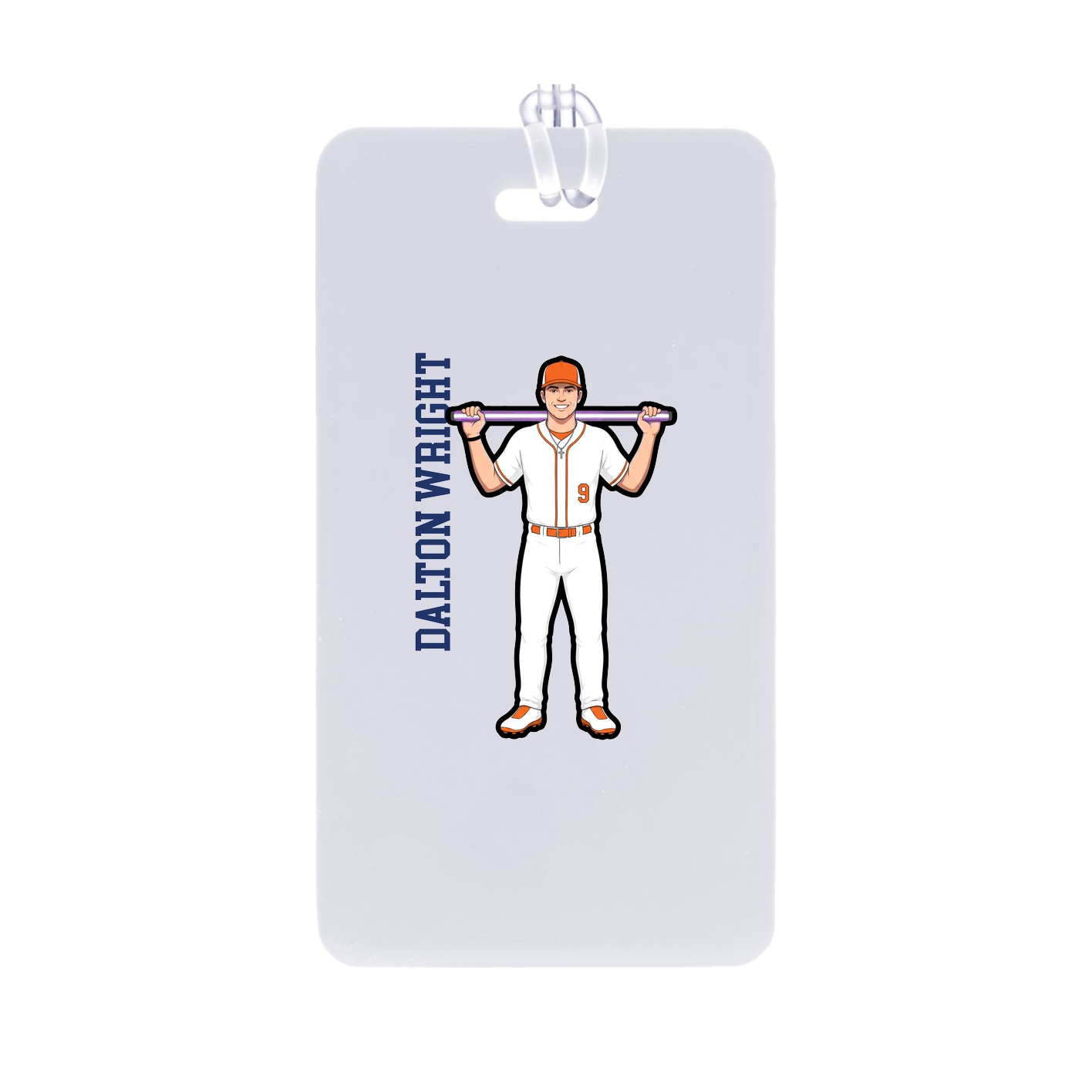 Bag Tag — Name Vertical in Classic