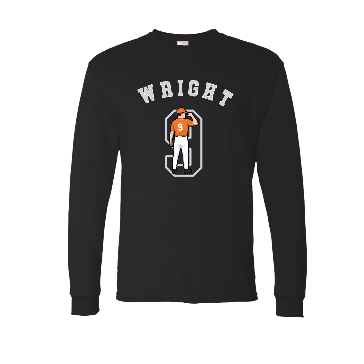 Long Sleeve Tee — Shirsey Arch in Black