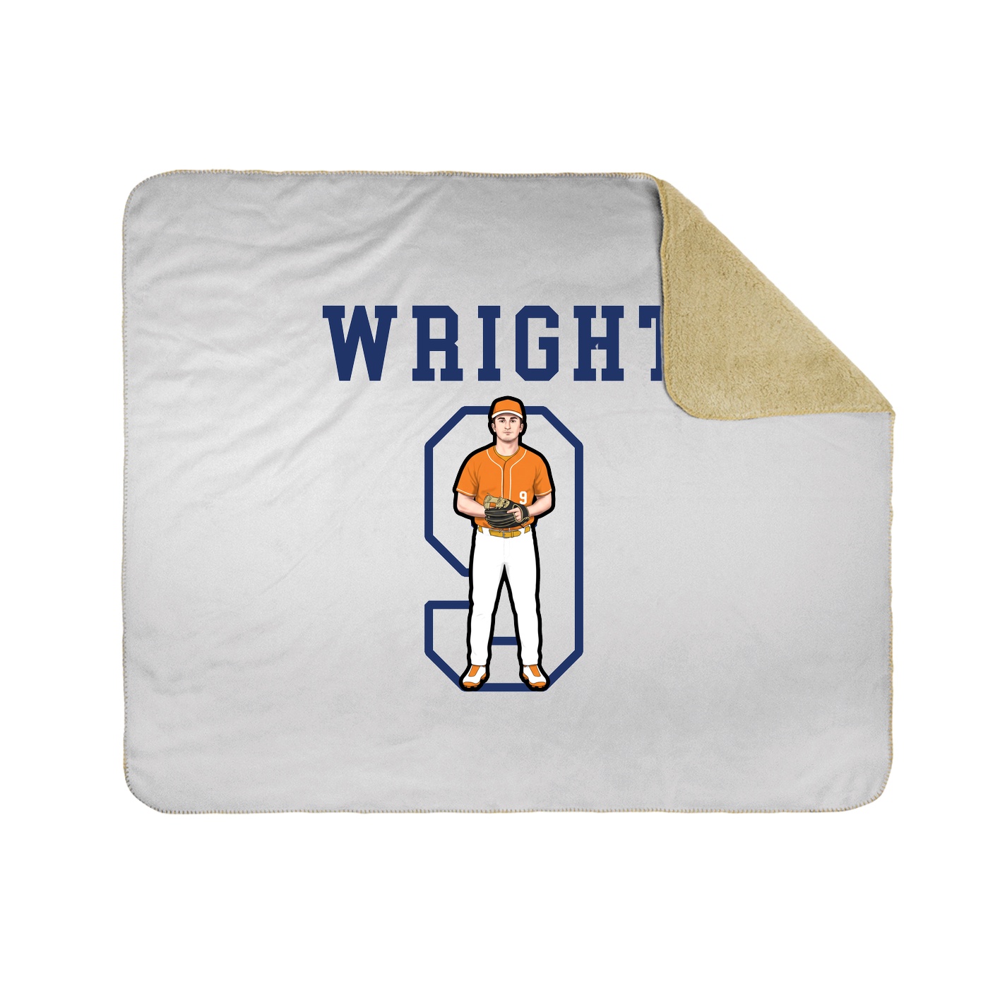 Throw Blanket — Shirsey in White