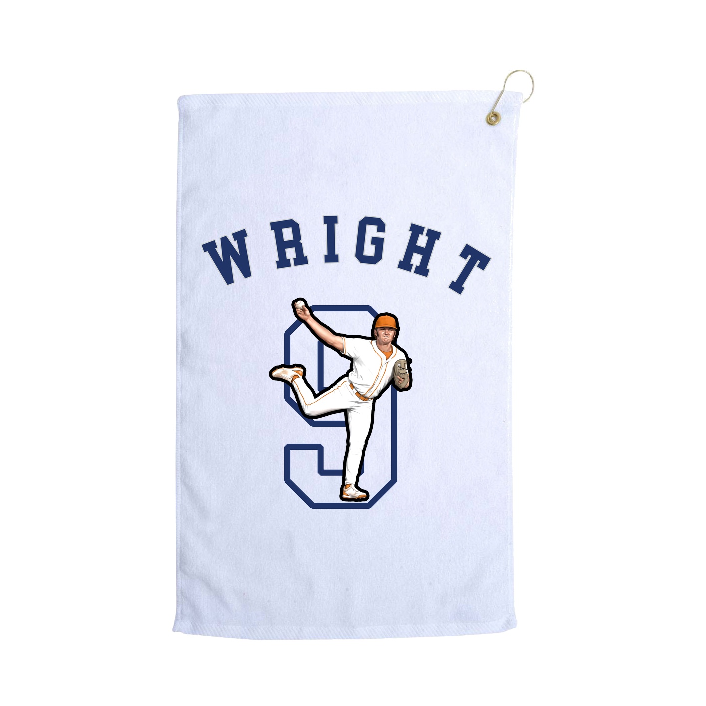 Golf Towel — Shirsey Arch in White