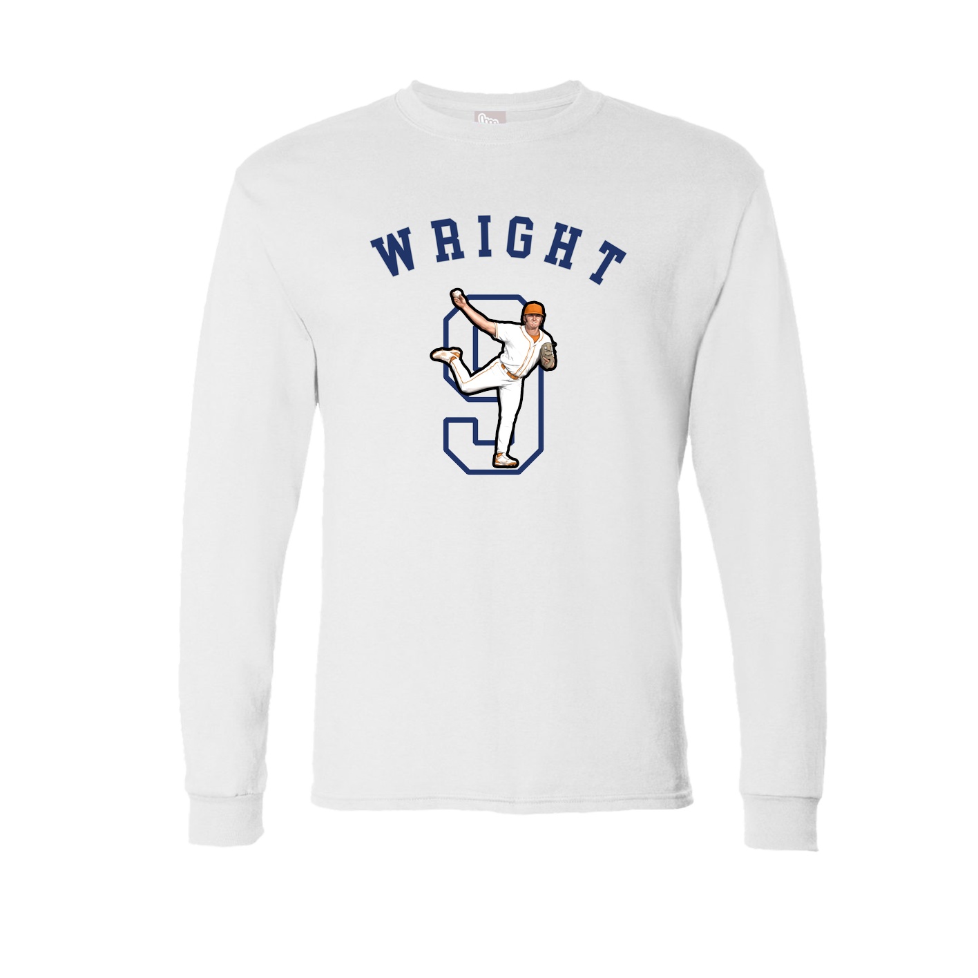 Long Sleeve Tee — Shirsey Arch in White