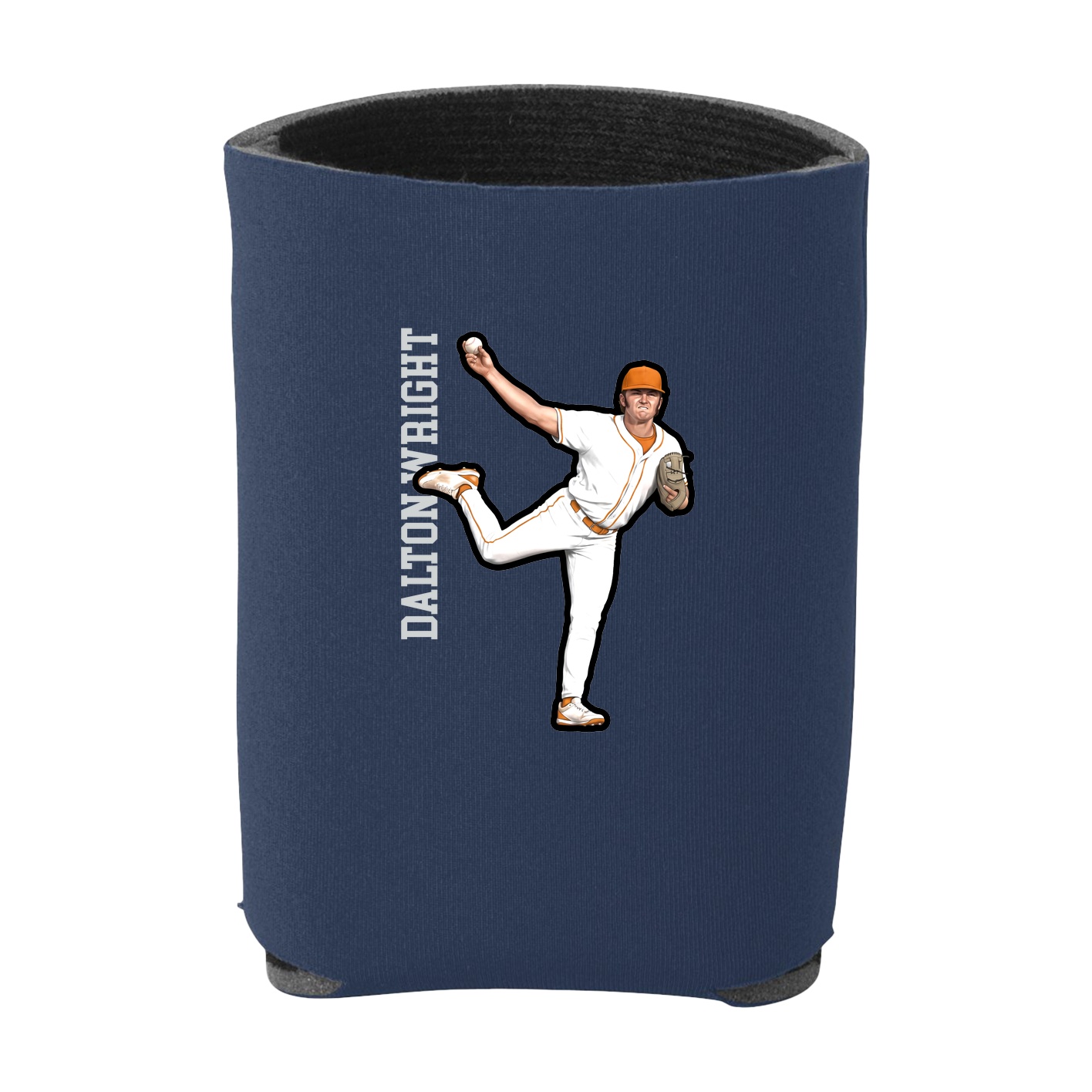 Can Holder — Name Vertical in Navy