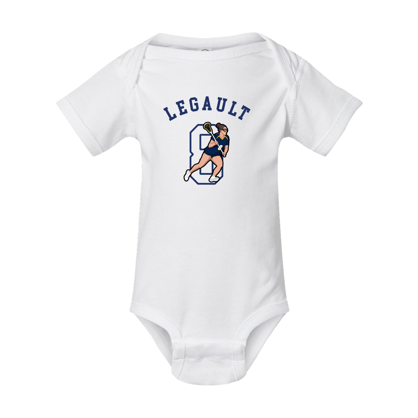 Baby Onesie — Shirsey Arch in White