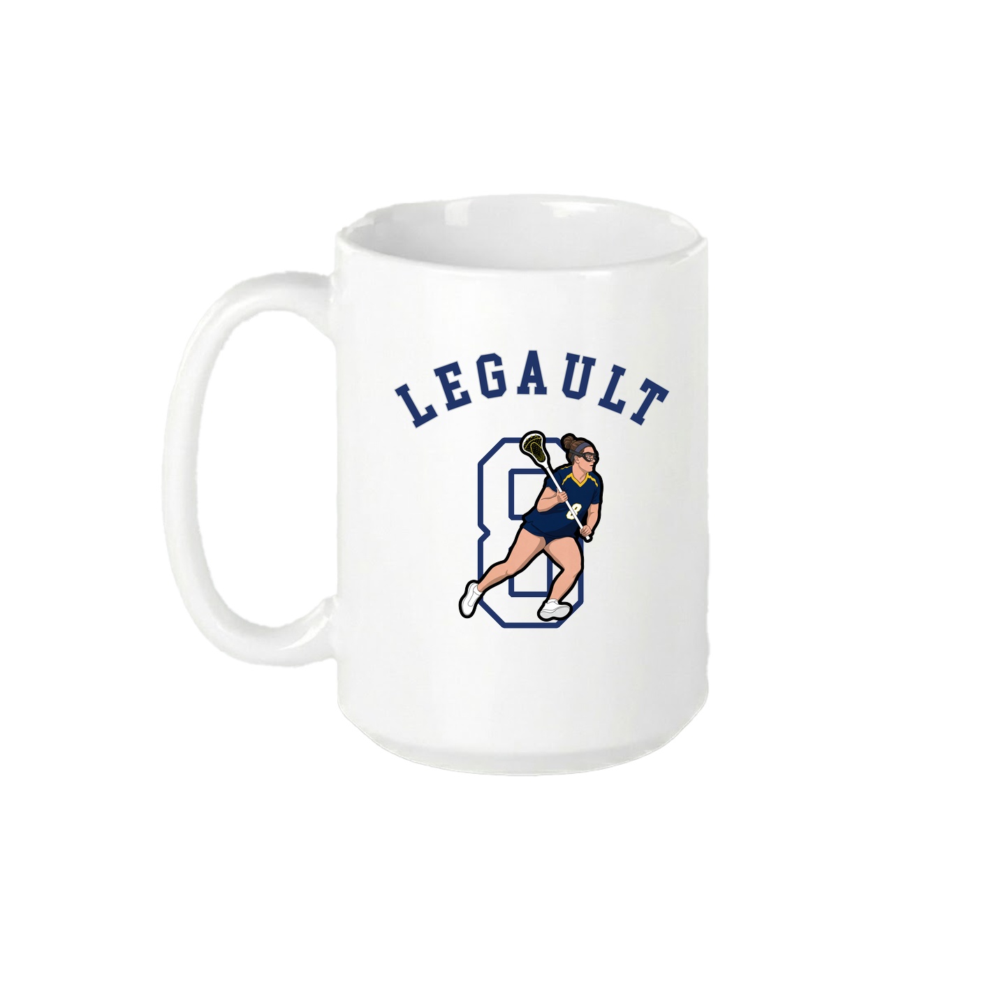 15oz Coffee Mug — Shirsey Arch in White