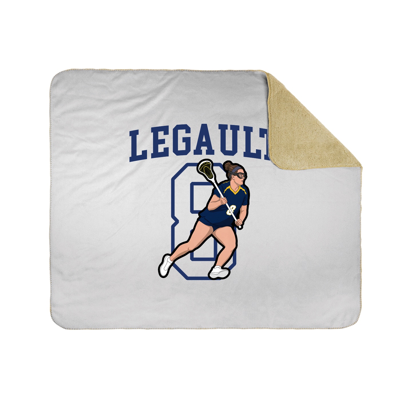 Throw Blanket — Shirsey in White