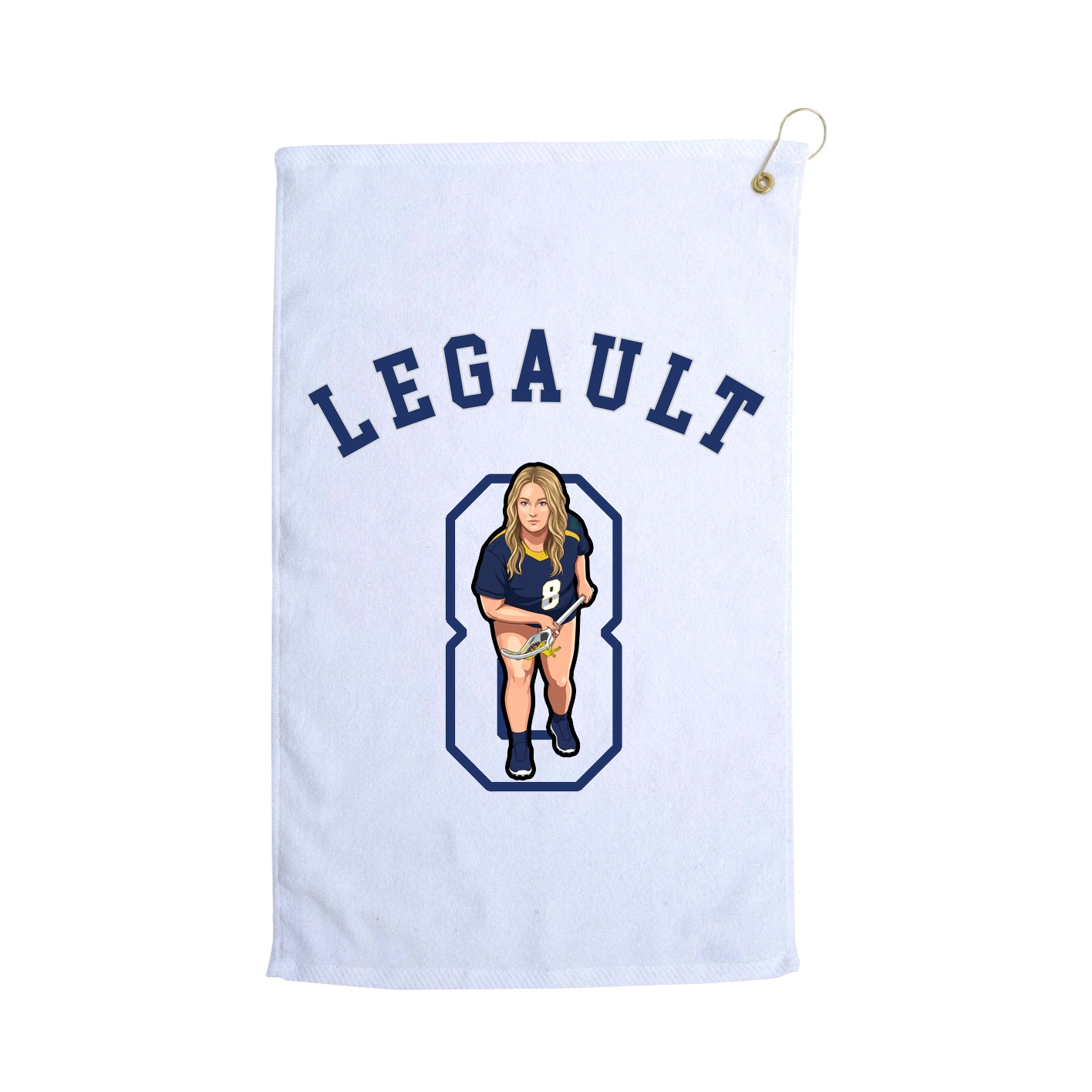Golf Towel — Shirsey Arch in White