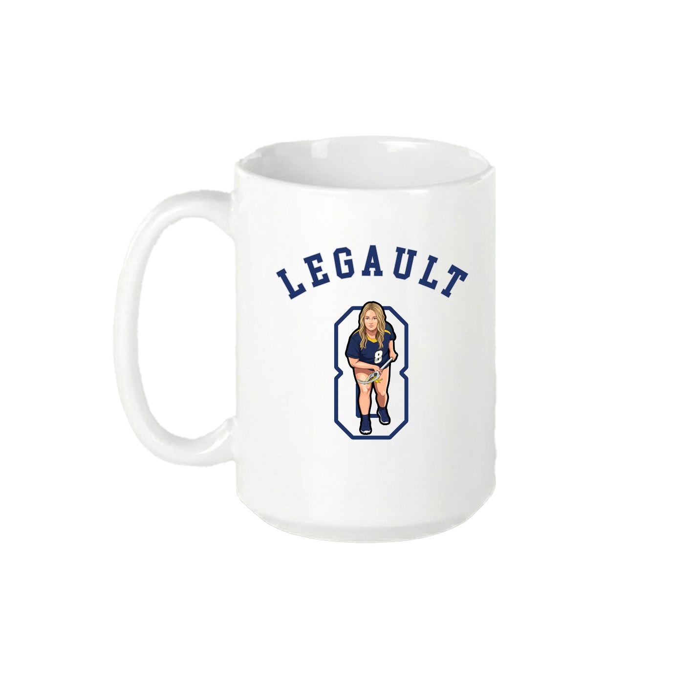 15oz Coffee Mug — Shirsey Arch in White