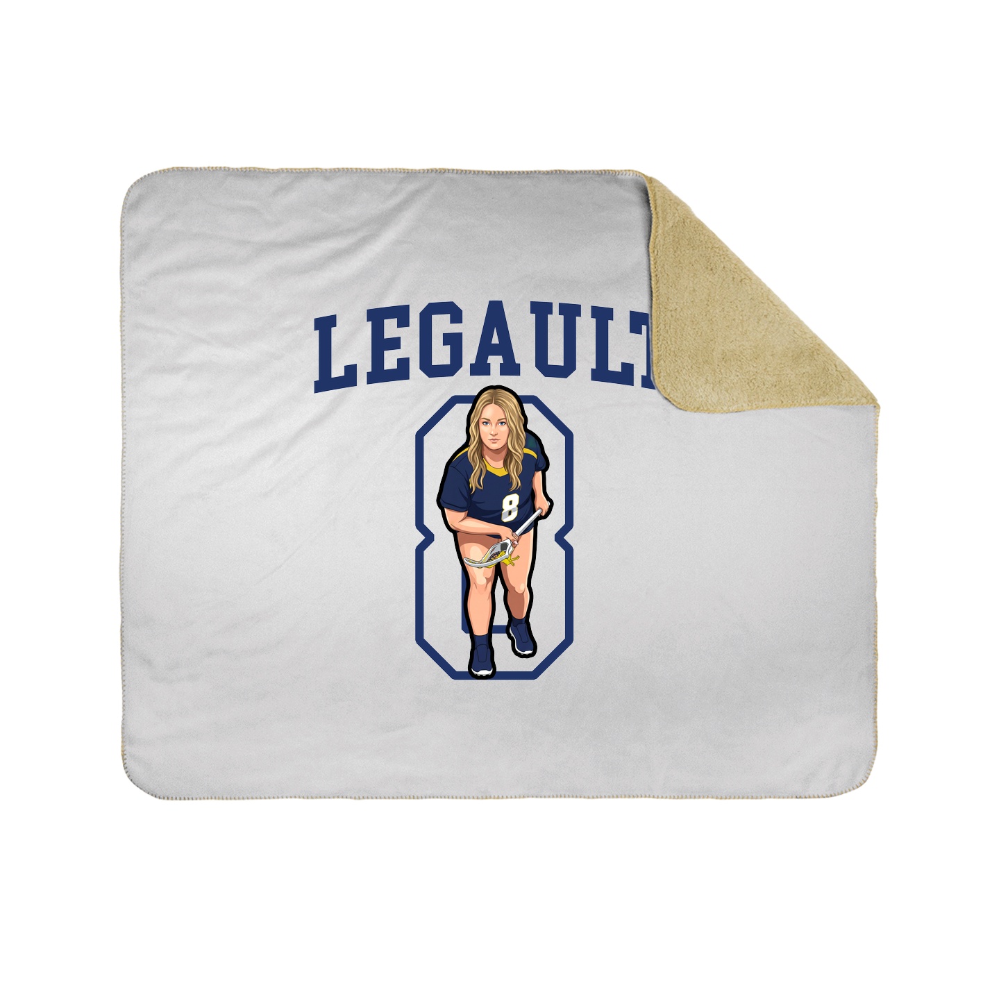 50x60 Sherpa Lined Throw Blanket