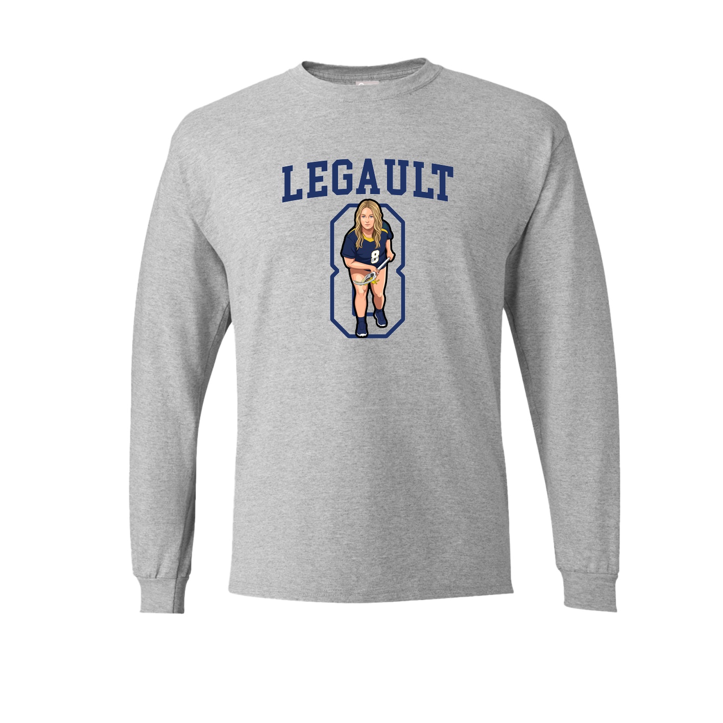 Long Sleeve Tee — Shirsey in Grey