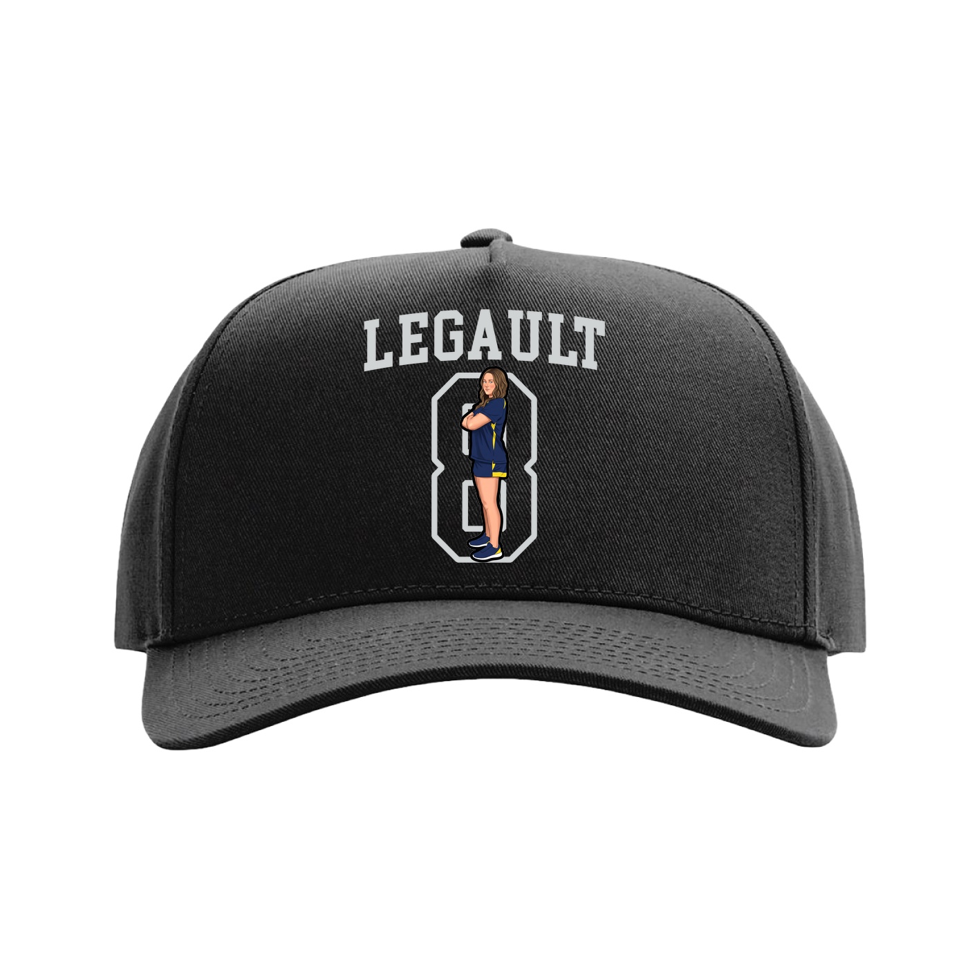 Full Fabric Five-Panel Champ Cap