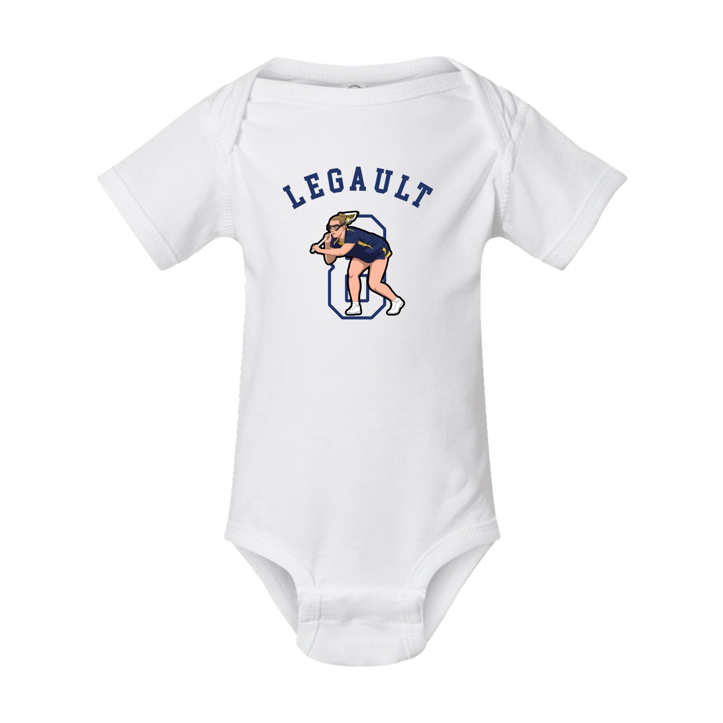Baby Onesie — Shirsey Arch in White