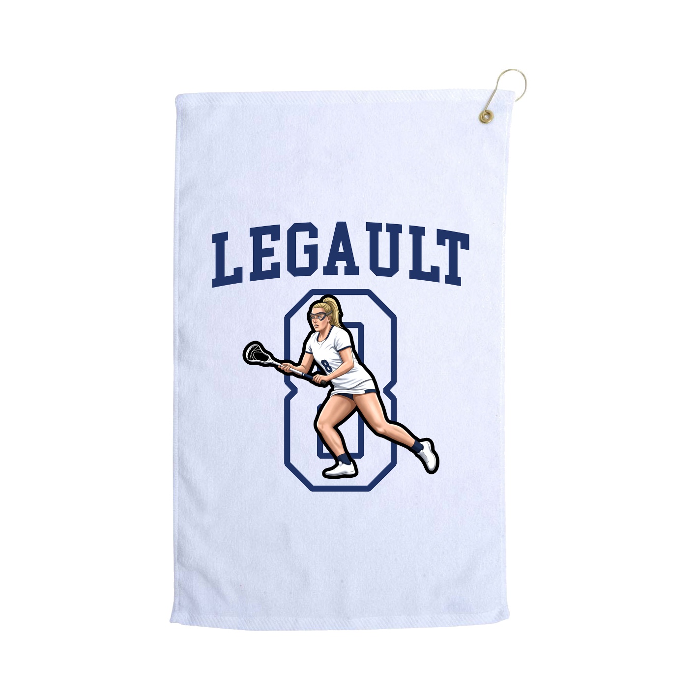 Golf Towel — Shirsey in White
