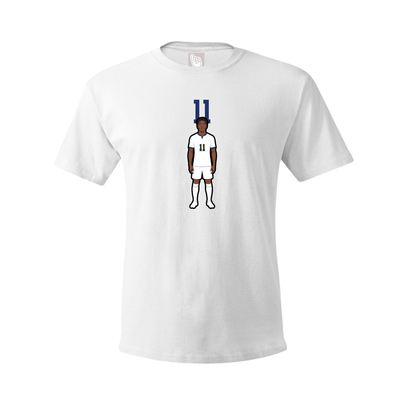Tee — Number Top in White