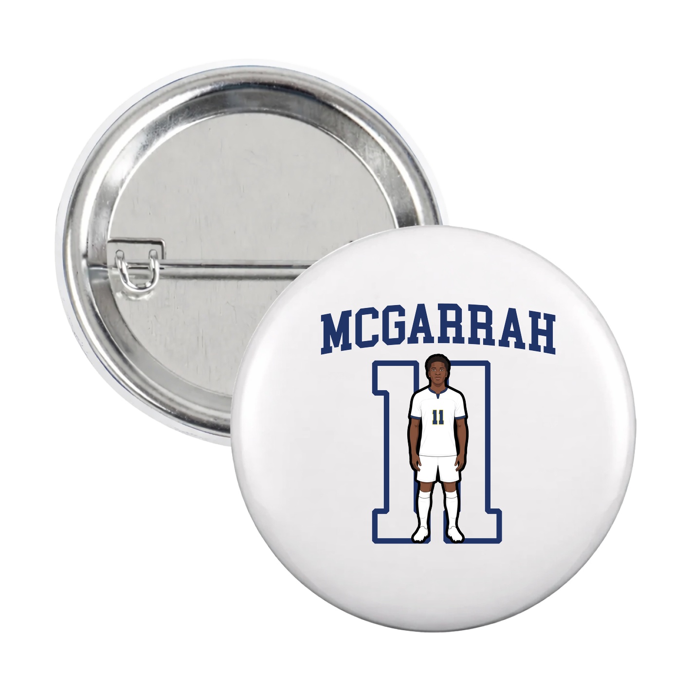 Game Day Button — Shirsey in White