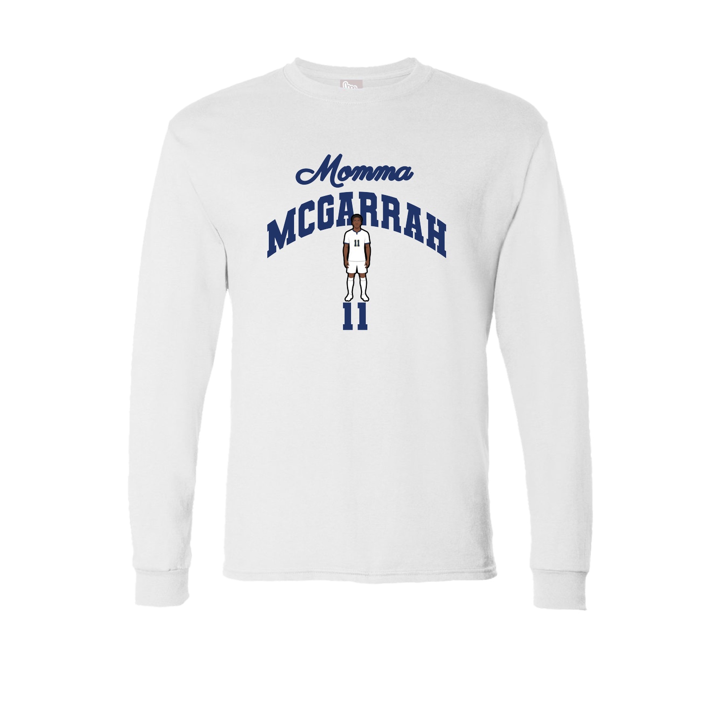 Long Sleeve Tee — Mothers Day Arch in White