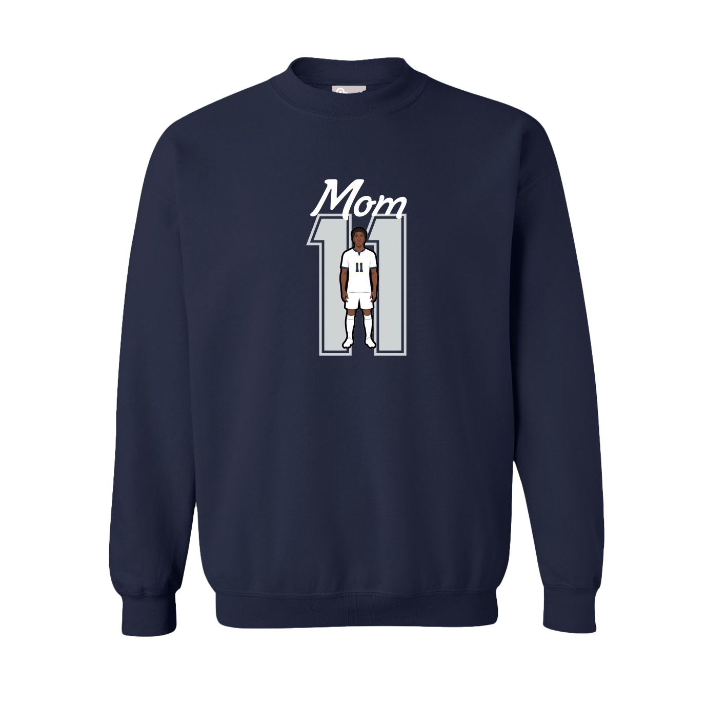 Fleece Crew — Mothers Day Shirsey in Navy
