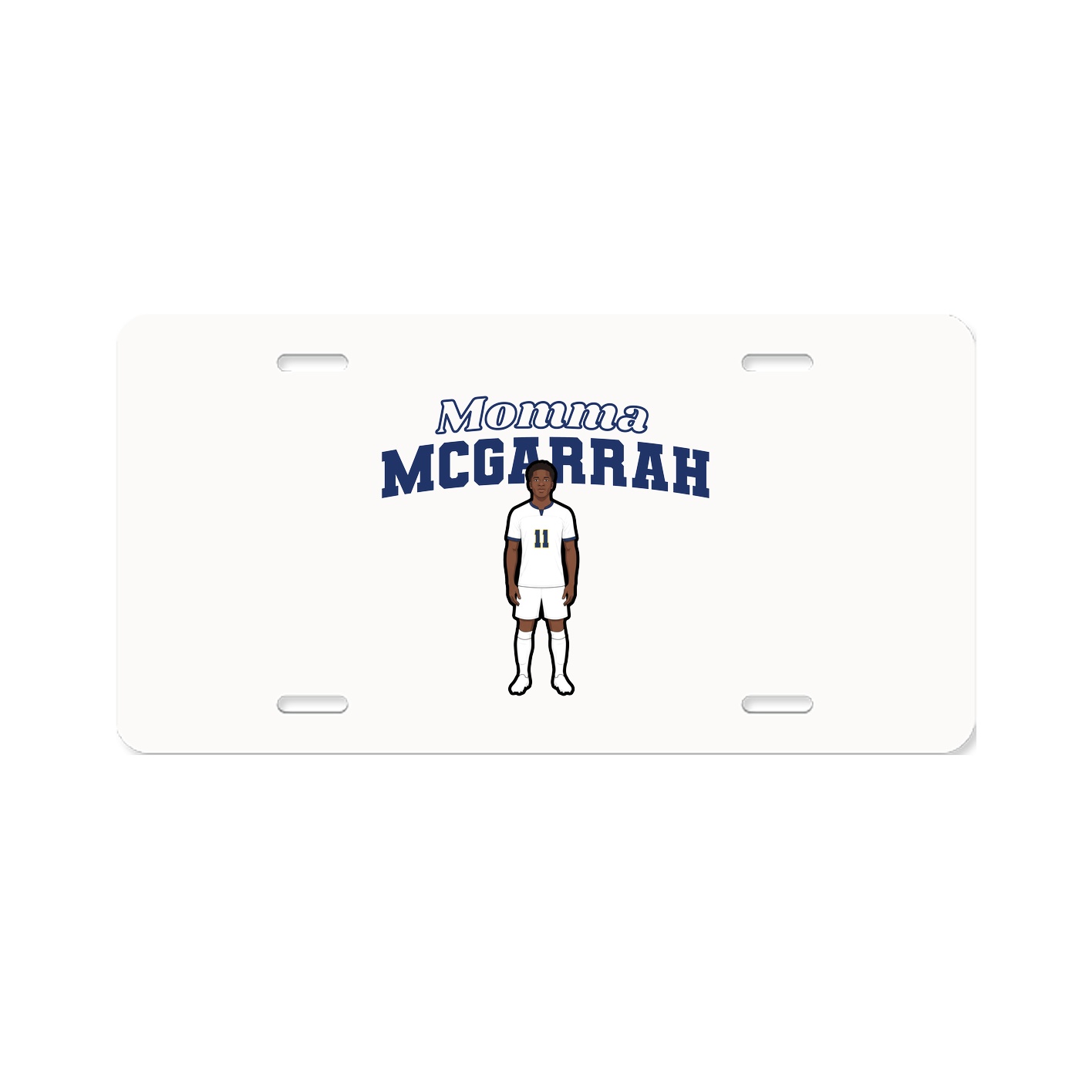 License Plate — Mothers Day Block in Classic