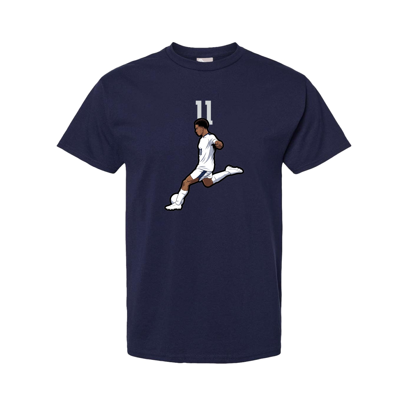 Tee — Number Top in Navy