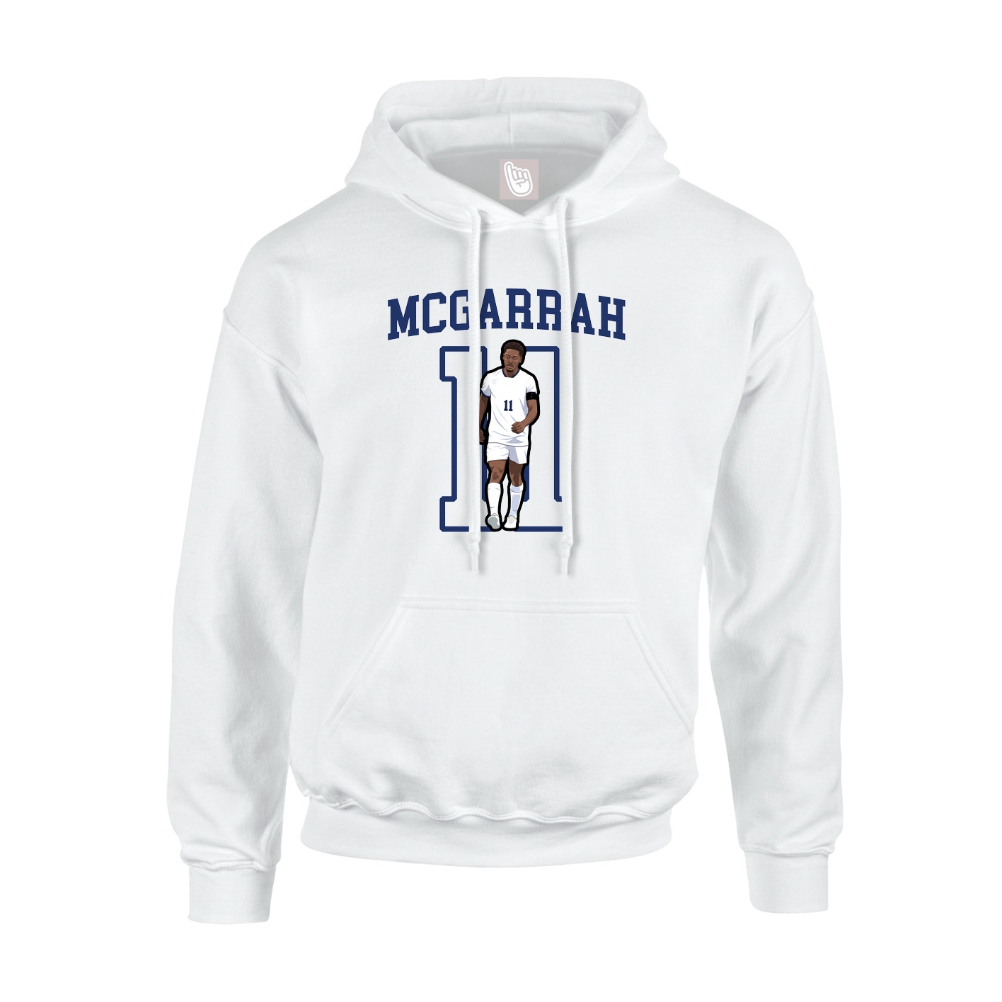 Hoodie — Shirsey in White