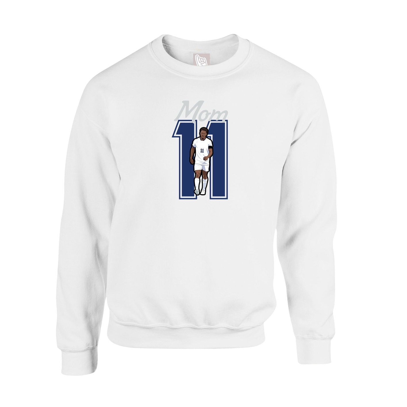 Fleece Crew — Mothers Day Shirsey in White