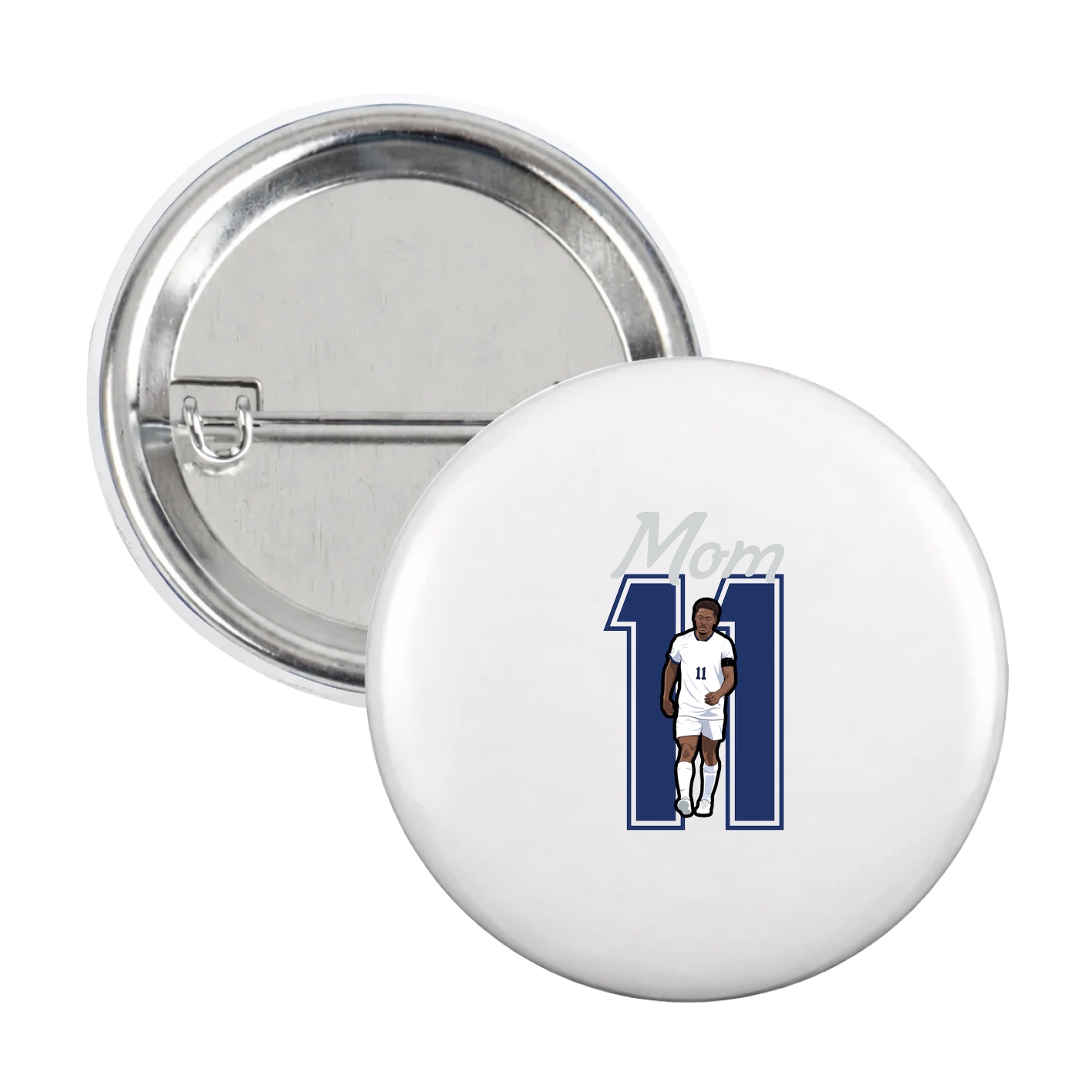 Game Day Button — Mothers Day Shirsey in White