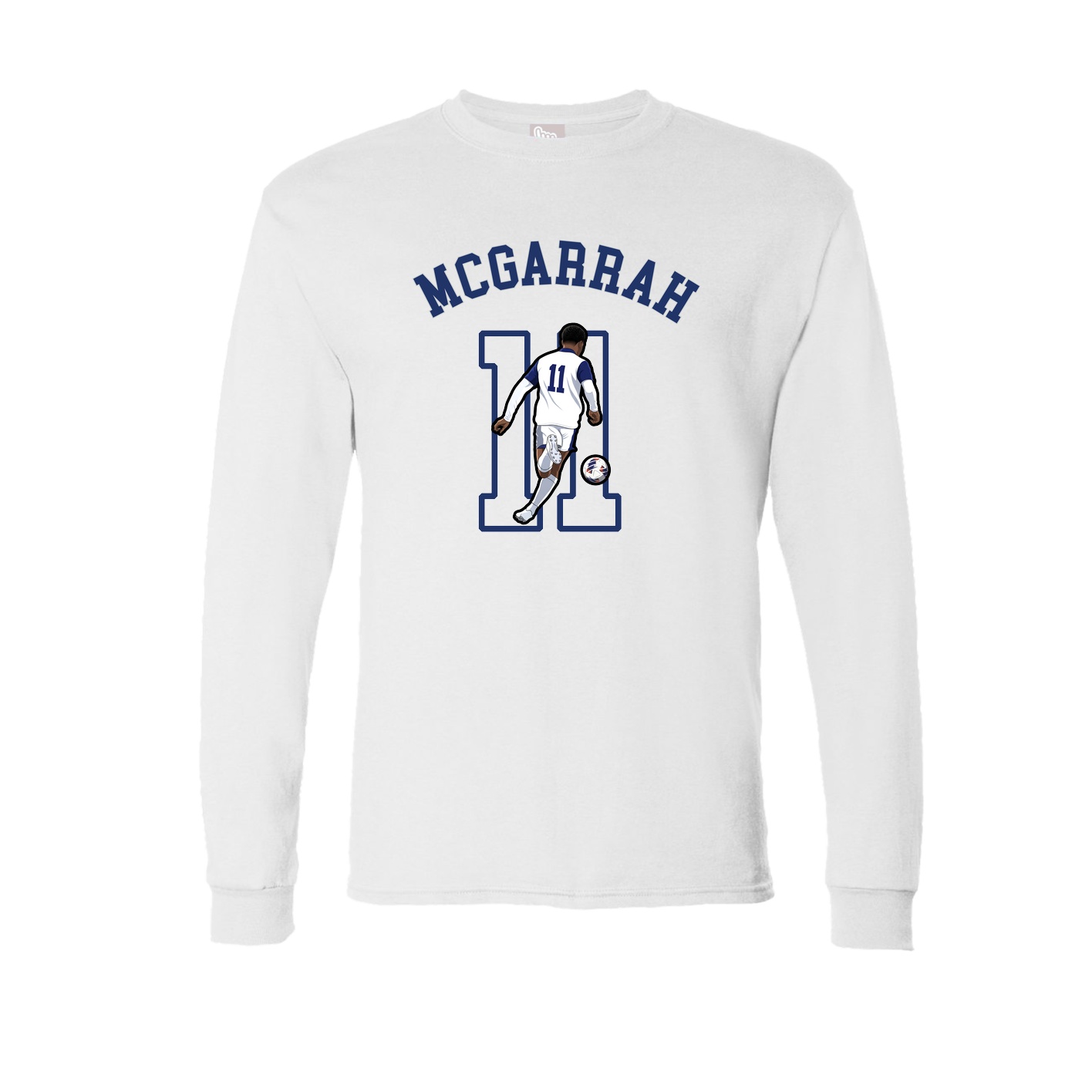 Long Sleeve Tee — Shirsey Arch in White
