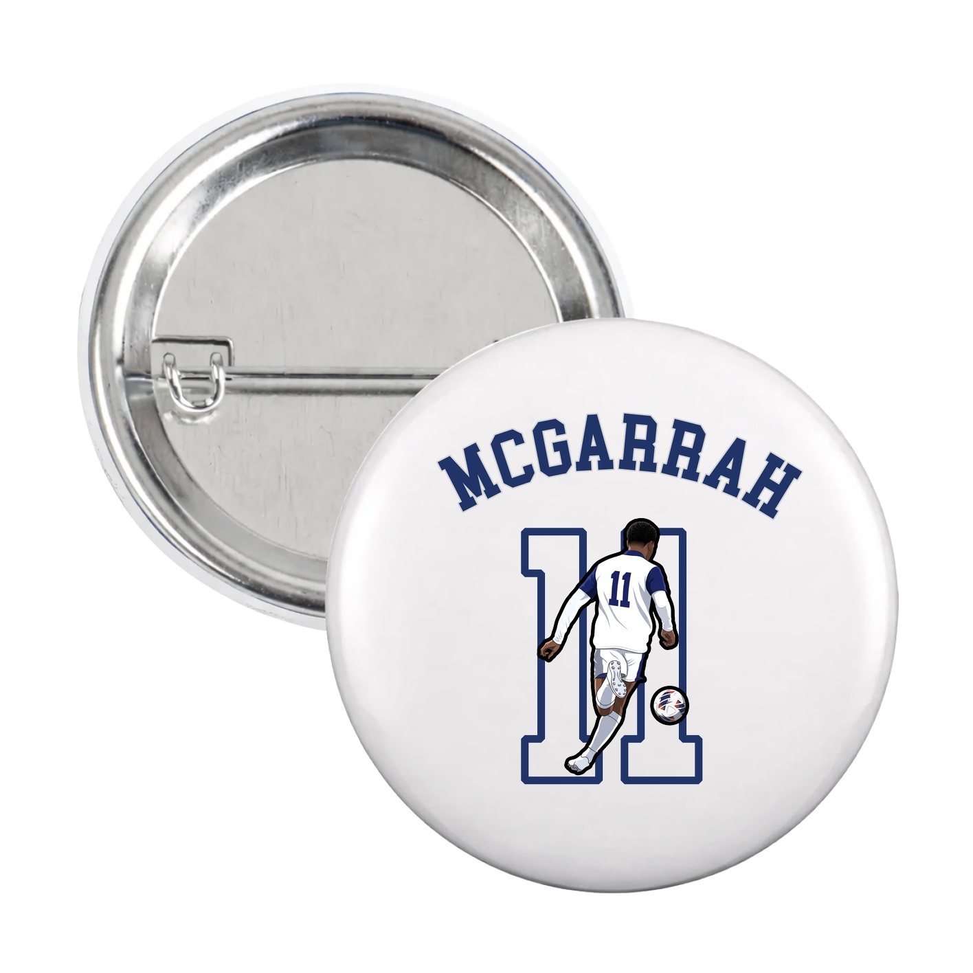 Game Day Button — Shirsey Arch in White