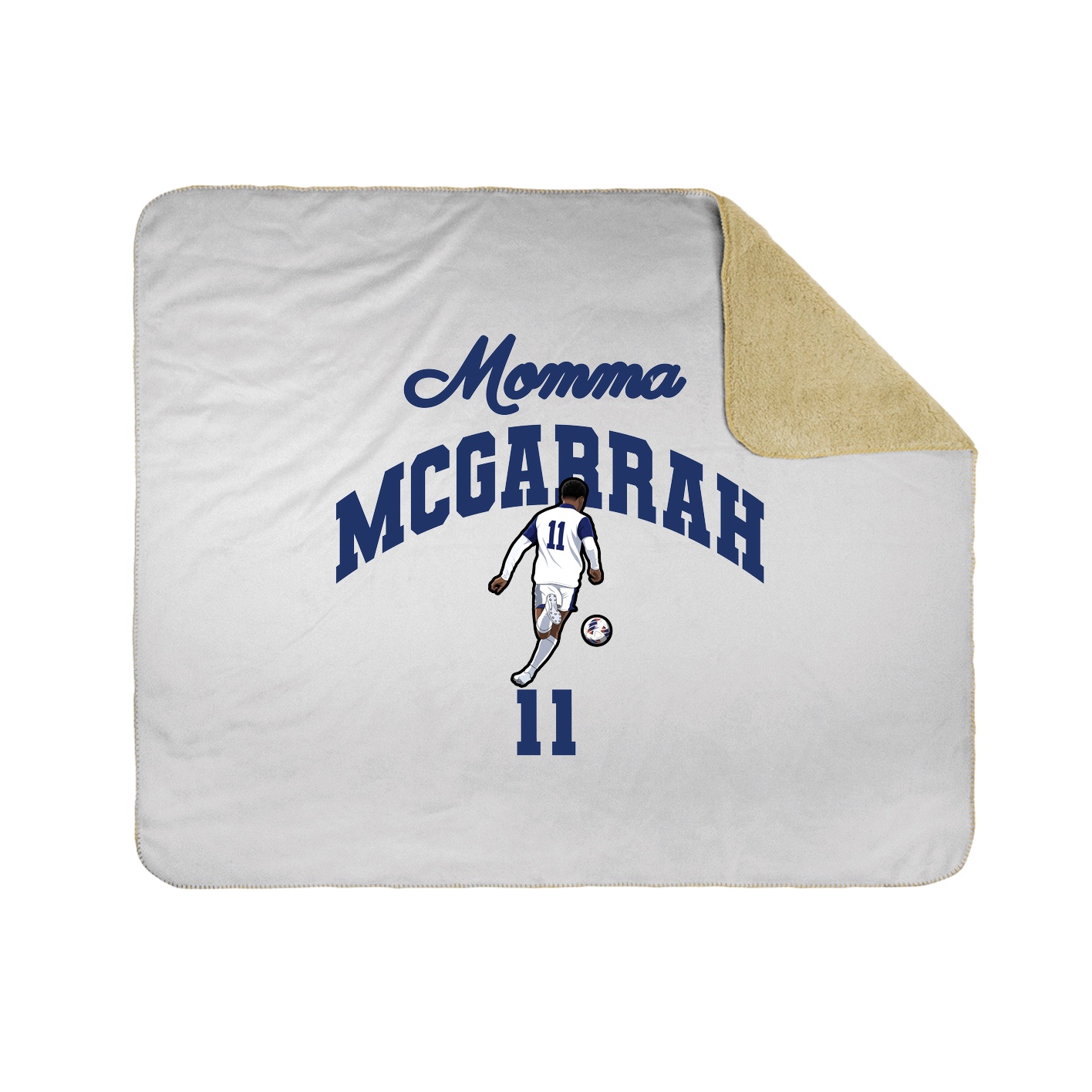 Throw Blanket — Mothers Day Arch in White
