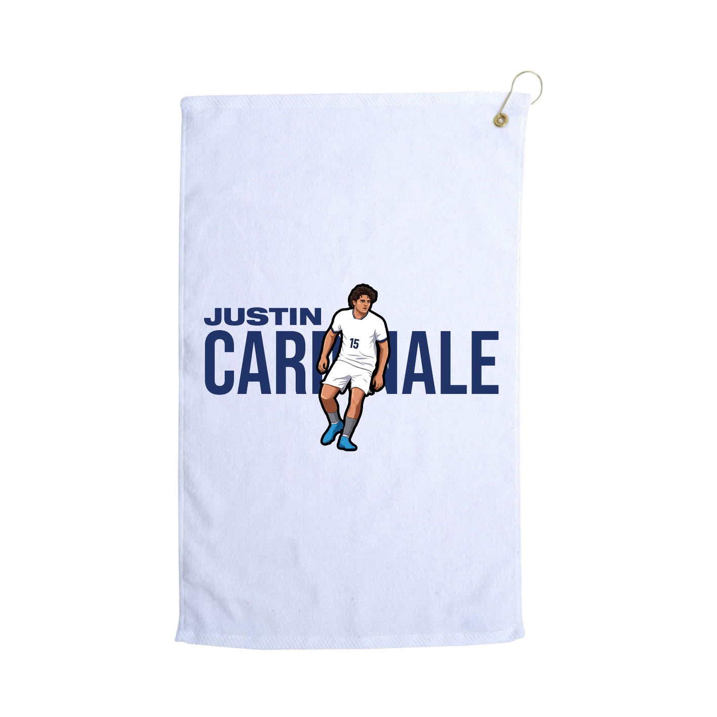 Golf Towel — Player Name in White