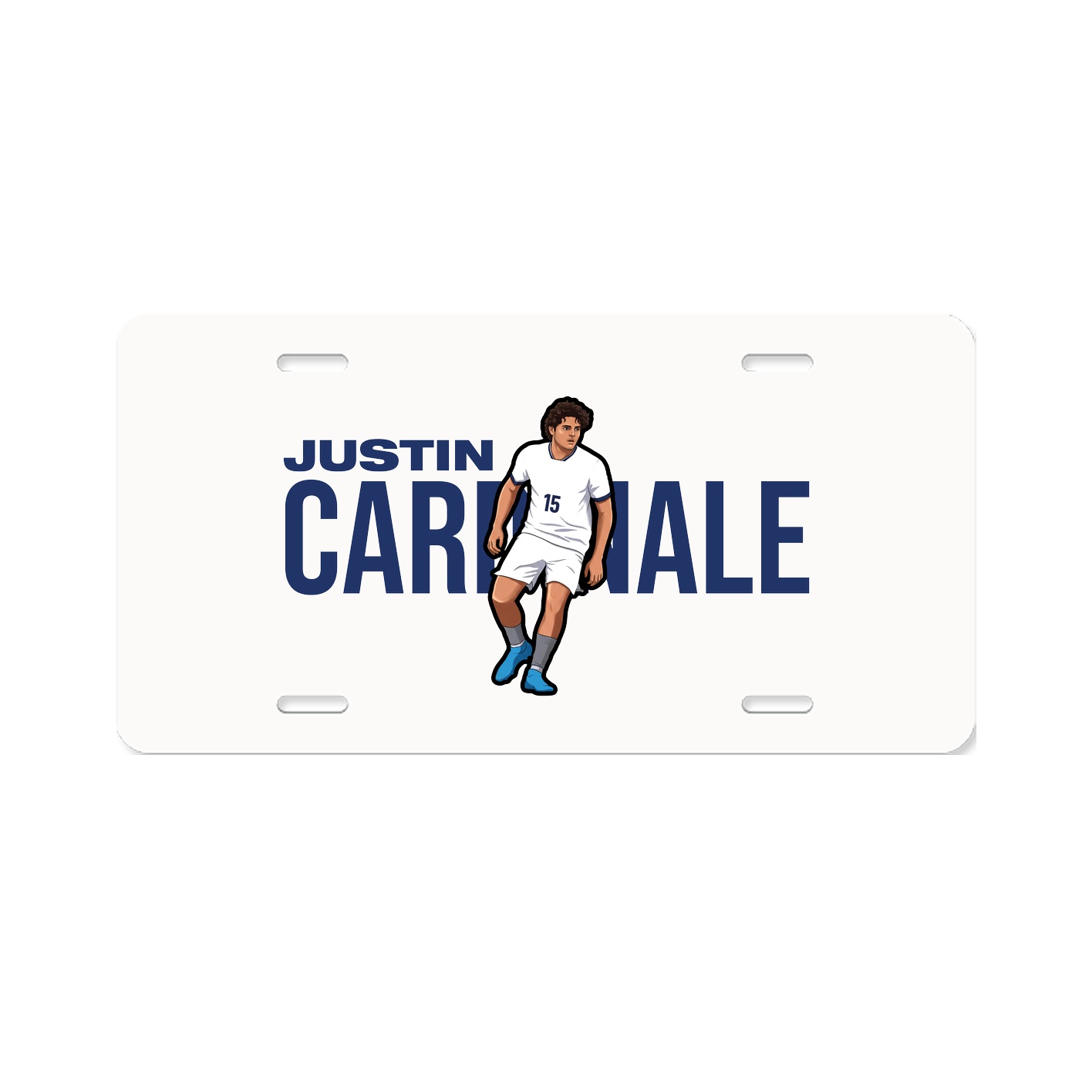 License Plate — Player Name in Classic