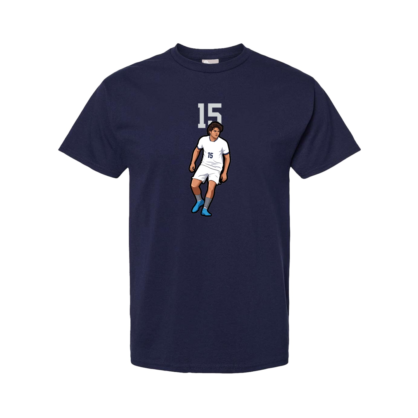 Tee — Number Top in Navy