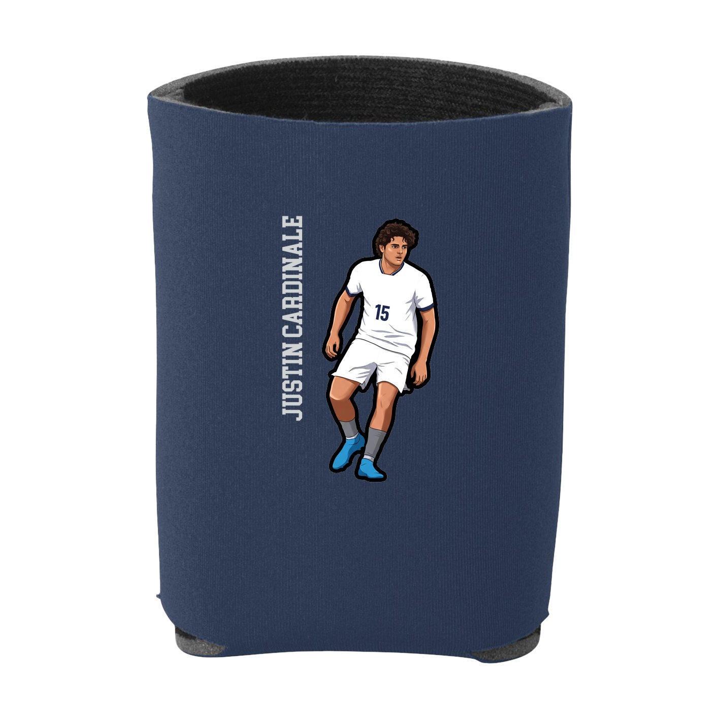 Can Holder — Name Vertical in Navy