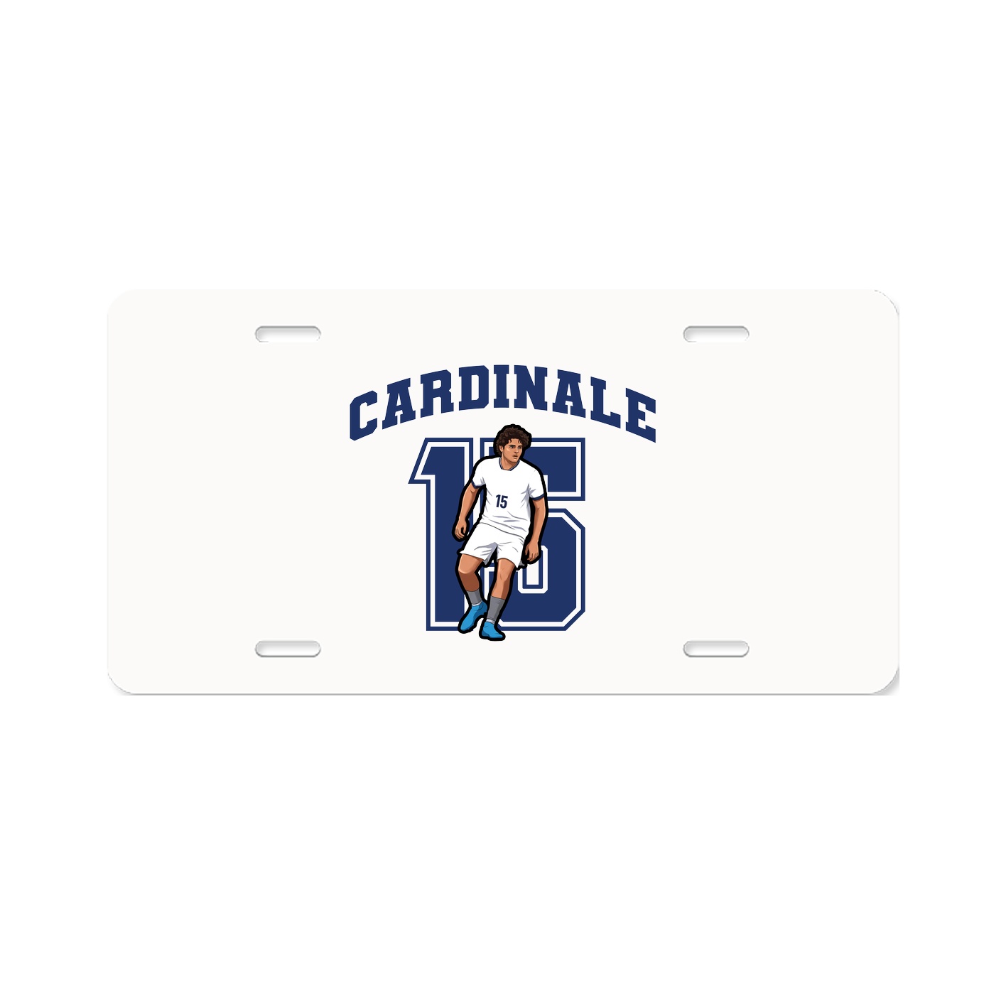 License Plate — Number in Classic